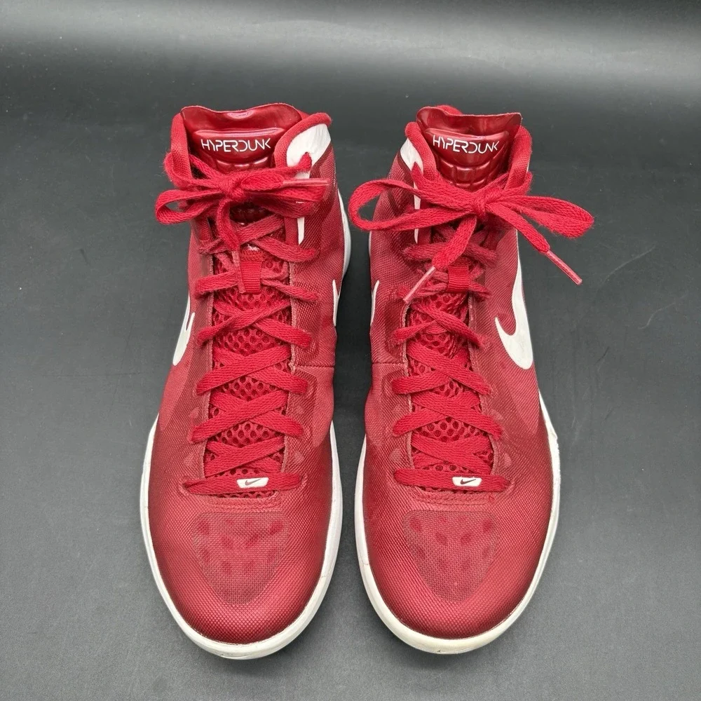 Nike Hyperdunk Flywire Red White Basketball Shoes US 9 454143-600